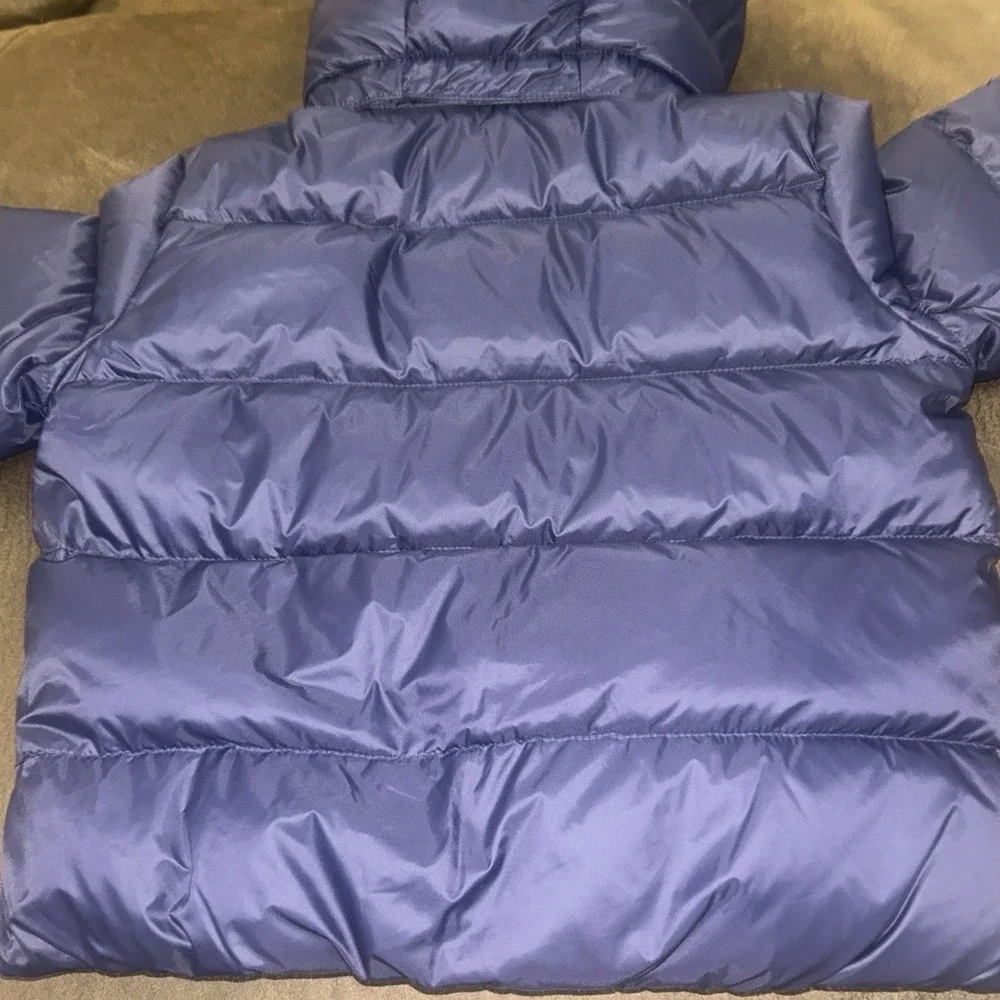 Polo Ralph Lauren Boys 5 Down Puffer Jacket Hooded Navy Winter Coat